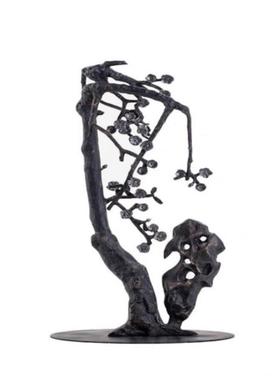 新中式喜上枝头合金摆件家居样板间售楼处酒店书房电视柜软装摆台