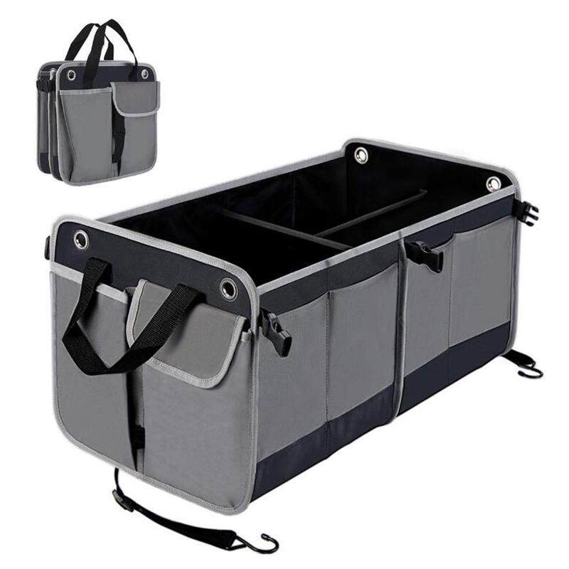 热款时尚车用汽车收纳箱可折叠车载后备箱储物箱