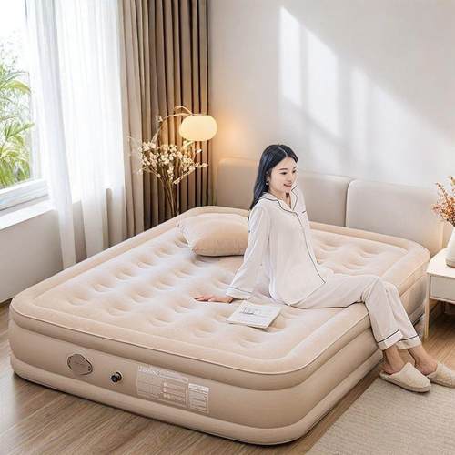 加厚充气床垫打地铺自动充气床自充露营睡垫折叠家用藤艺床藤艺床