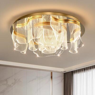 轻奢风室性吸顶灯SYX-096主卧灯设计创意房间灯简约个导光客厅餐