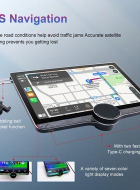 K工厂直销1171安.5寸2单旋钮通用车导航八核卓ca载rplay导航