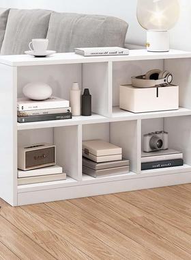 床头置架落地物实木RUB单元格书架小型省空边间简易绘架本沙发侧