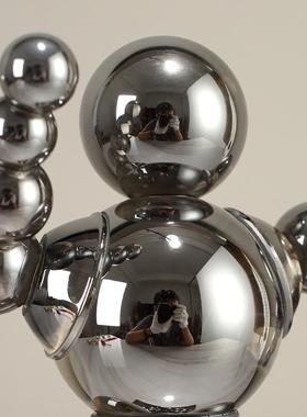 轻创奢艺意几何设BYX5340计现代人造水晶小人工品家居样板感房装