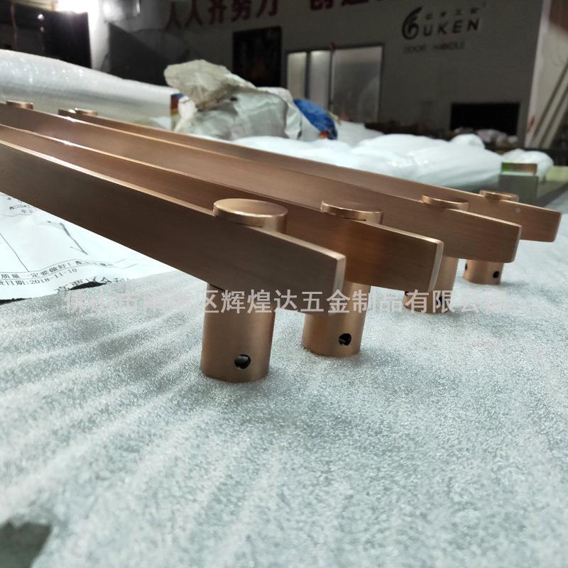 诚厂达工高档OGN把不锈钢大门拉手轻奢简约酒店客辉房浴室玻璃门