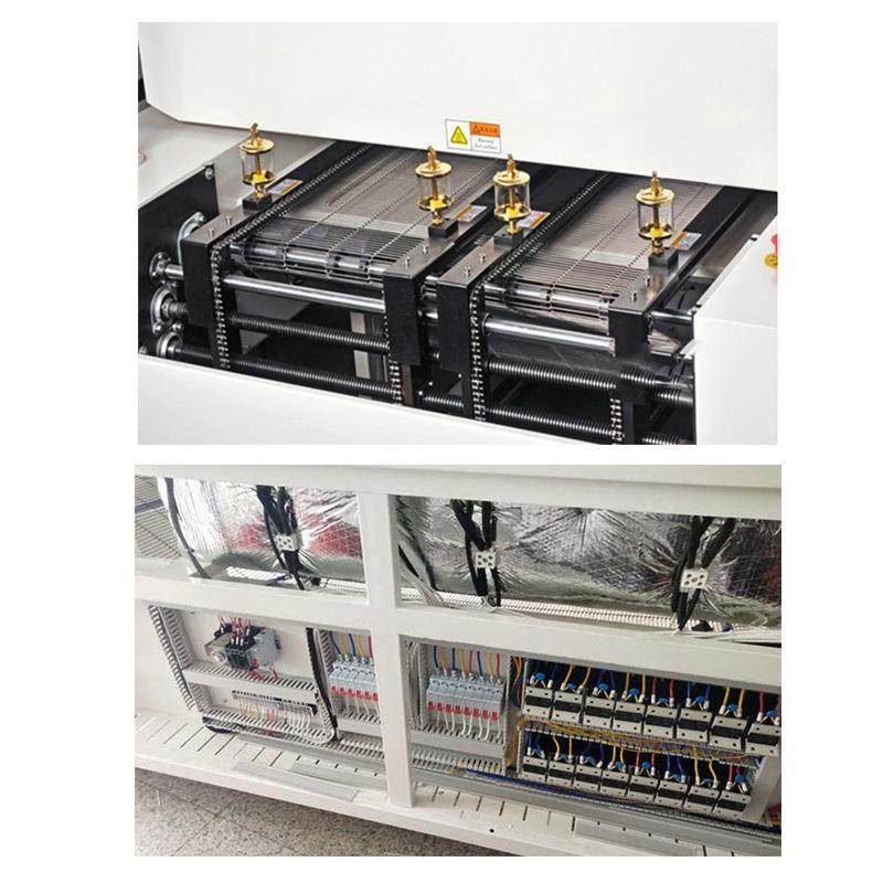 RD-600S化炉流水固线贴片元件固化化8温区回流焊流回炉胶水固机智