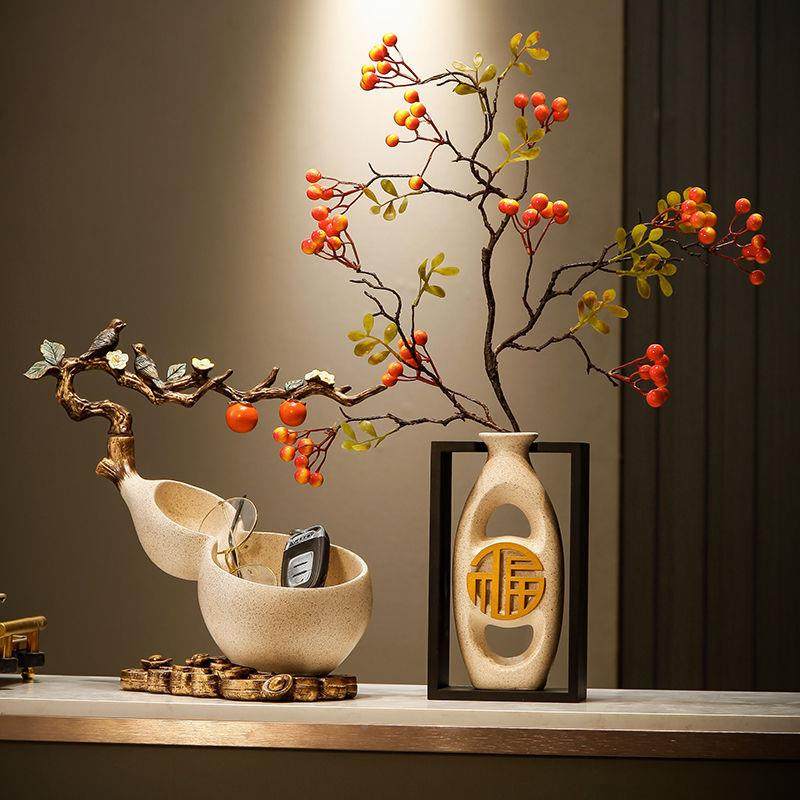 平安中喜乐芦收纳摆件新式入户玄关客厅创意艺术装收饰品钥葫lo63,家居饰品,落地摆件,淘宝优惠券,粉丝福利购,淘宝优惠卷