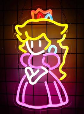 led霓虹灯招T牌TATO纹身店面工作室发光字酒音吧O房间乐ZNX装饰