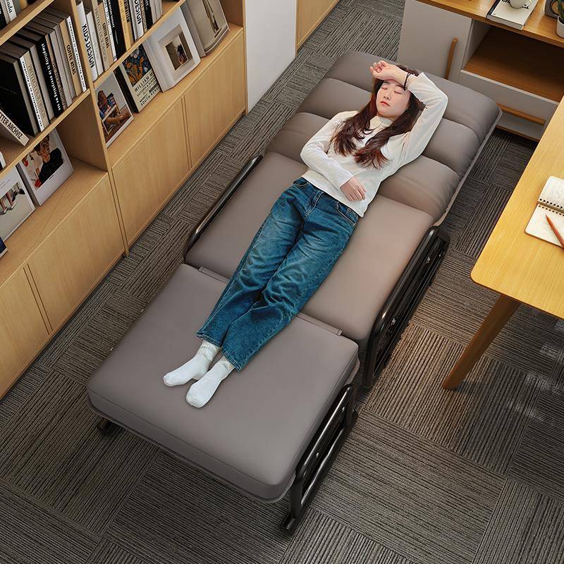 靠K*lsg24525人办公室午休午睡单床折叠椅躺坐睡两用椅可躺可坐椅