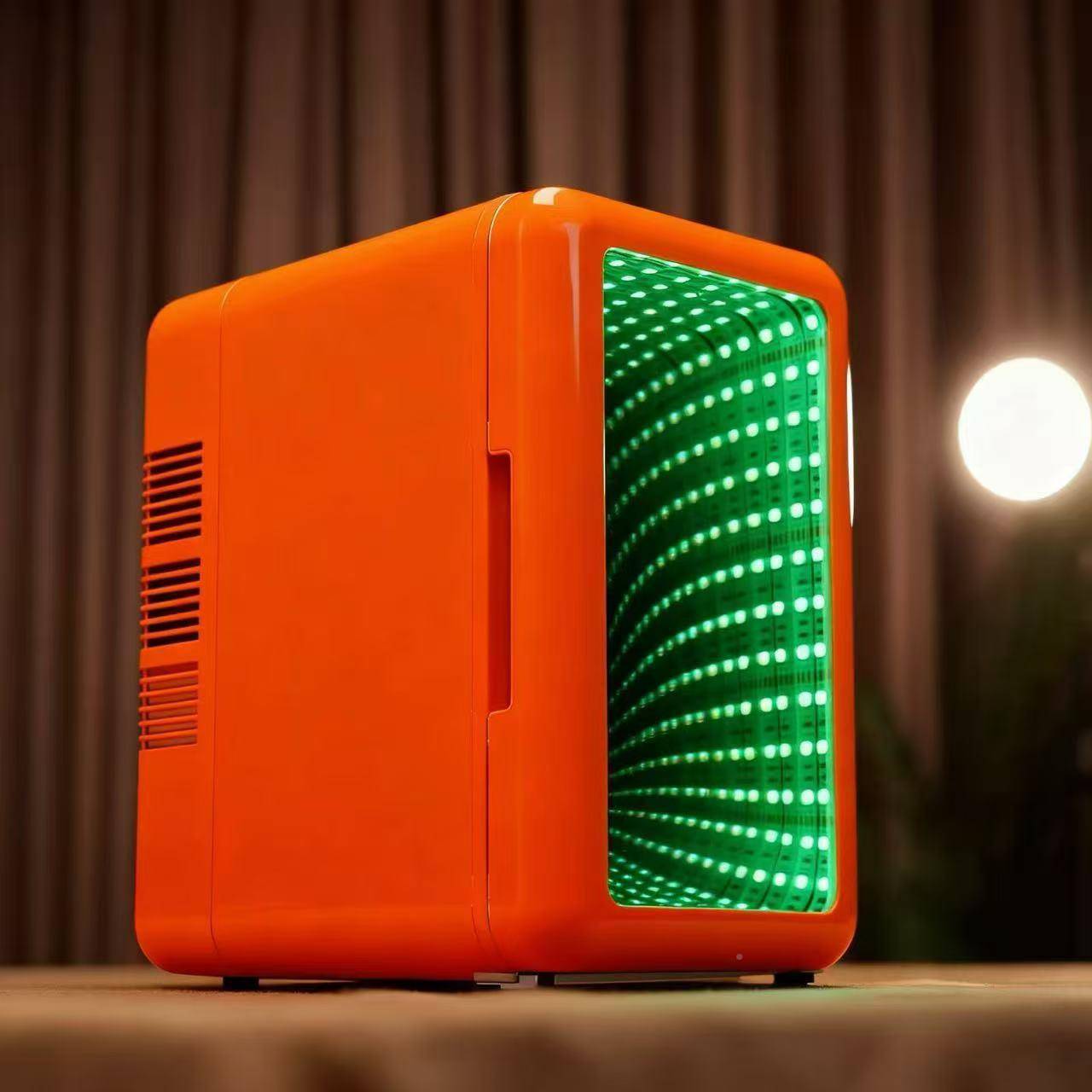 卡丽斯塔美妆冰箱半体12V7肤卧室静音护品便携式两冷藏用导小冰箱