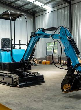 农土用小型履带URG挖挖掘机1吨果园农场挖沟机园林绿化机