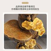 树桩多功2MxJF8Yz件能摆花架落地工品木质新艺中式 阳台户∑