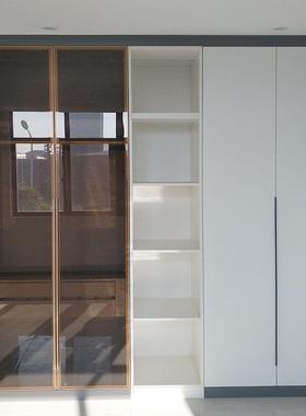 衣柜定制LYP全屋衣柜橱柜工约厂推拉门衣柜开衣柜门现代平简风