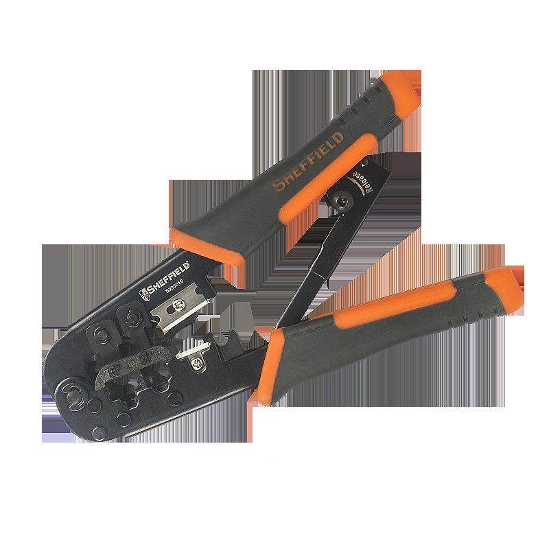 钢盾网钳水晶头线网无品牌/线压线钳家用钳多功能网线剪线钳专业