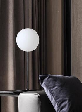 LED室落地球灯客厅沙发极圆简卧风床头台灯酒店别85095墅装饰落地