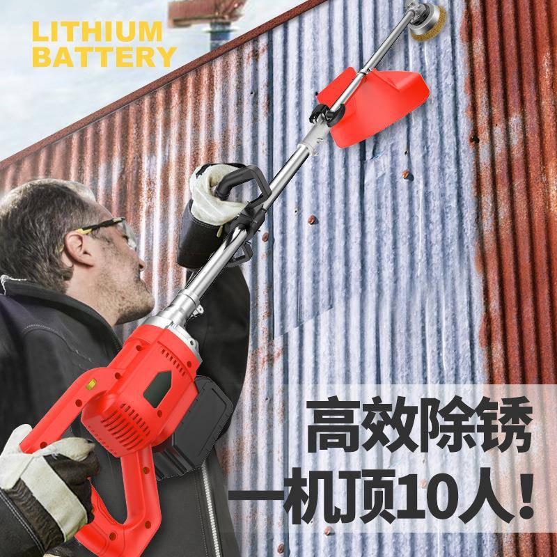 瓷砖石料抛铁光板彩钢修边机翻新型去锈小磨长杆手持电动GAJ除锈
