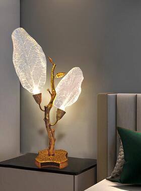 法式铜创意台灯墅别奢华客厅卧室书欧全式样板78023房客厅全铜房