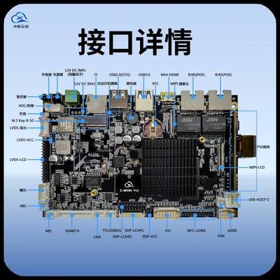 云RK356备8鸿蒙系统/电力设/新能源电创桩/充电充XGI柜方案单片机
