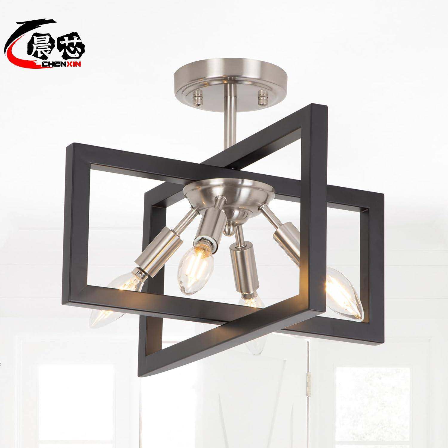 复古铁艺工业风吸顶吊灯客厅卧室餐厅灯美式LOFT灯具,家装灯饰光源,智能吊灯,淘宝优惠券,粉丝福利购,淘宝优惠卷