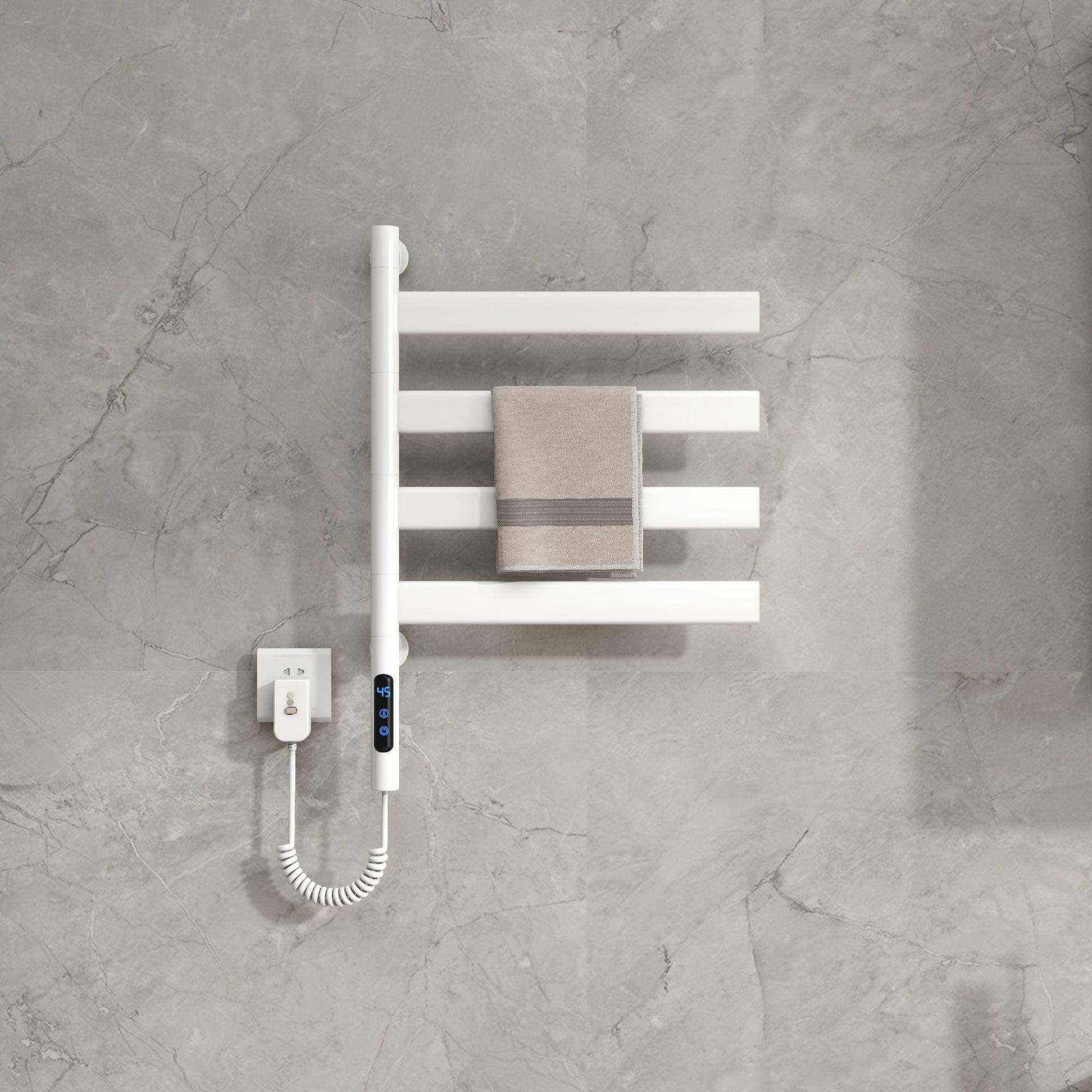 太空铝电热毛巾架智能家居碳纤维加热浴室可旋转不锈钢浴巾架,家装主材,智能毛巾架/浴巾架,淘宝优惠券,粉丝福利购,淘宝优惠卷