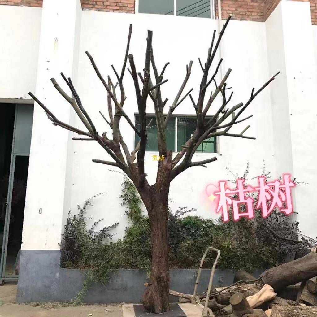 猫爬架枯树干实木树枝树杈造型树服装店橱窗装饰假树造景套装