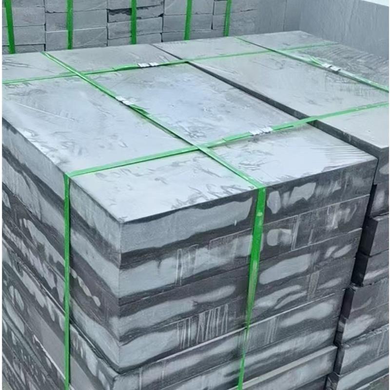 铺路石青石板汀步石庭院花园地砖草坪垫脚防滑石台阶石天然青石