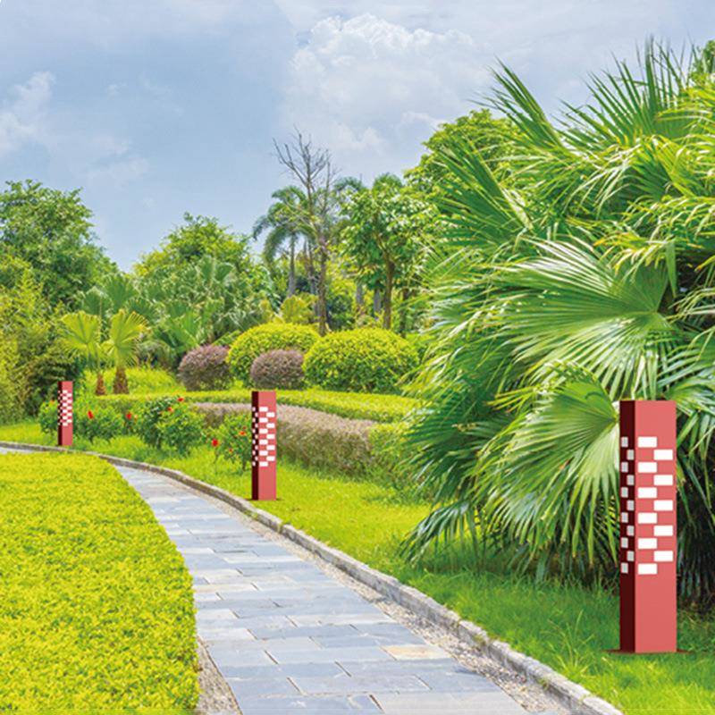 直销现代LED太阳能草坪灯插地别墅花园景区庭院灯户外亮化