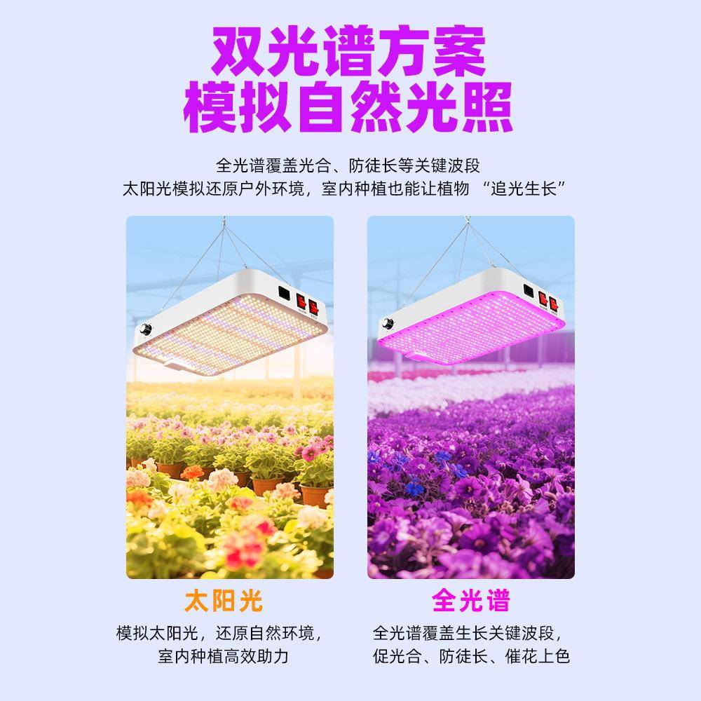 全植光谱LD植物灯室全光谱白内大棚种补光灯园艺育苗E长灯多段调