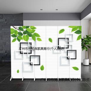 现代简约屏风隔断客厅遮挡卧室办公室酒店家用可折叠移动双面折屏
