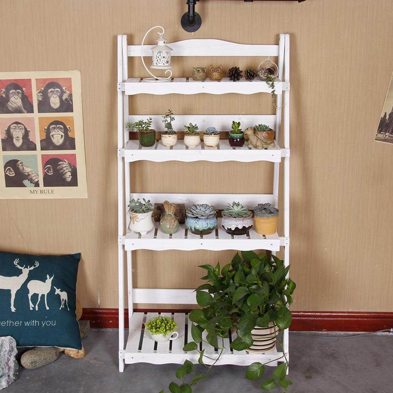 复古怀旧四层折叠落地实木花架子多肉架植物架爬藤收纳杂货阳台,基础建材,脚轮/万向轮,淘宝优惠券,粉丝福利购,淘宝优惠卷