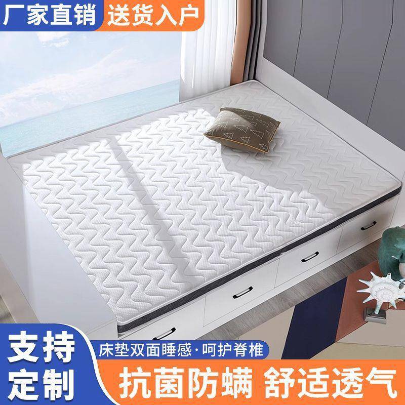 天然椰棕床垫零胶水双人1.8m护脊席梦思乳胶垫出租房可折叠床垫