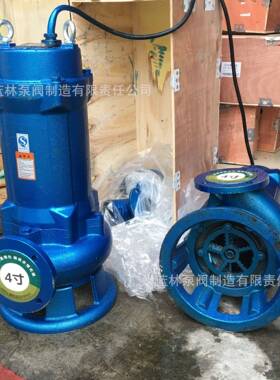 220v切割潜水泵1.5kw抽粪泥浆排污泵2寸小型家用化粪池排污泵