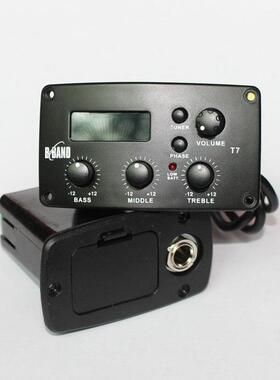 BBAND/A3TXY/T7电箱EQ民谣古典薄桶木吉他压感带调音拾音器