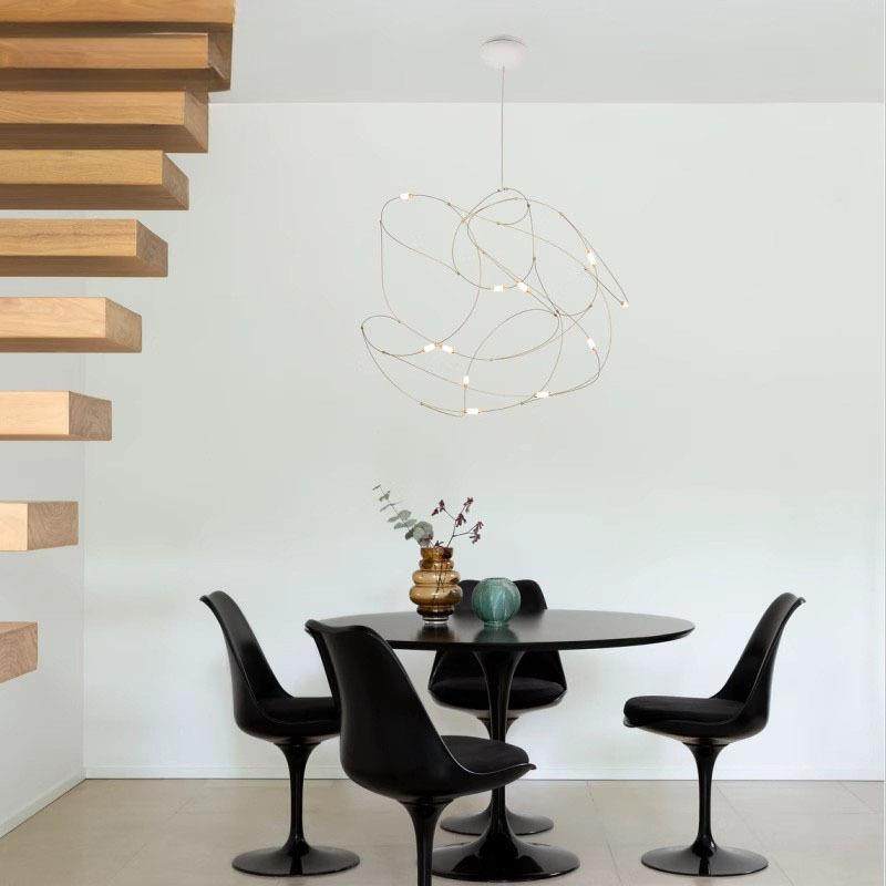 极简餐厅吊灯极简现代简约设计师艺术网红前台吧台客餐厅新款吊灯