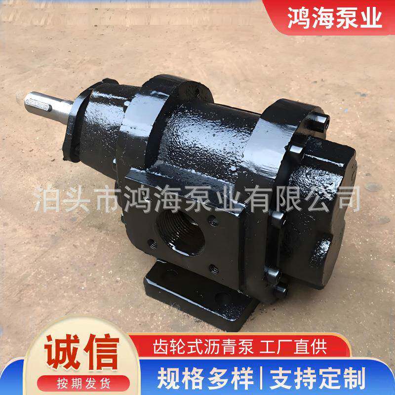 液态橡胶齿轮式沥青泵液态石蜡灌缝机灌胶筑路机械设备自吸齿轮泵