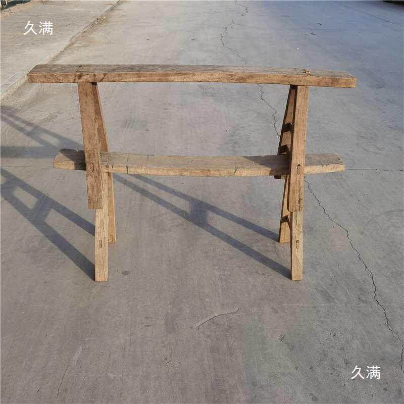 怀旧实木长条凳子民俗老物件旧货老具复古板凳古董影视道具摆件
