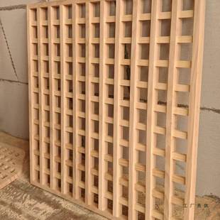 实木隔断屏风十字田方格子宋式美学移门背景玄关轩窗月洞东阳木雕