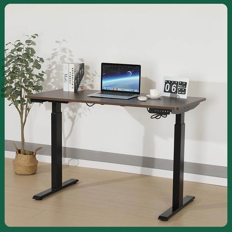 电动升降桌办公桌桌子双电机升降桌架电脑桌腿人体工学设计实木
