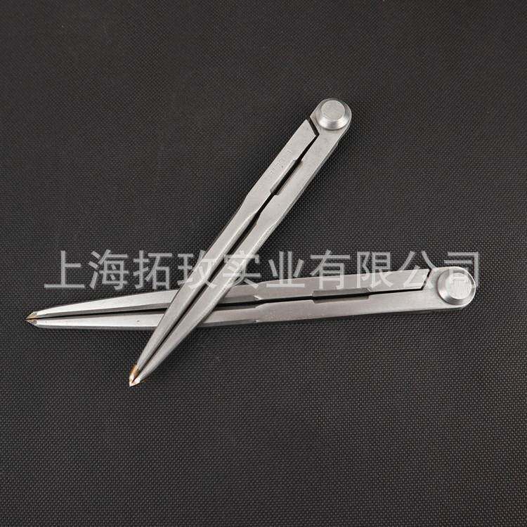 拓玫自产重型浇铸硬质合金钨钢头圆规划线器划线规间距规分规