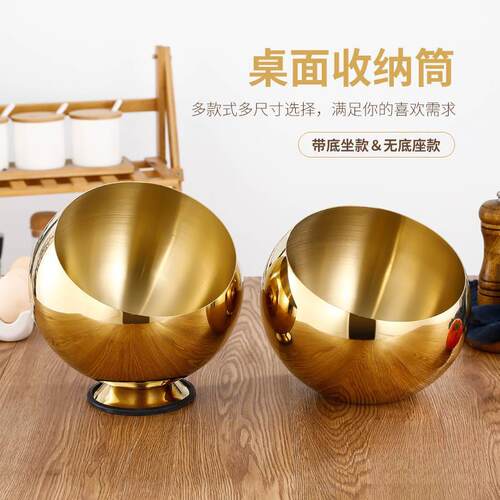 桌面垃圾桶家用不锈钢厨房办公茶几台面收纳盒餐桌清洁KTV烟灰缸