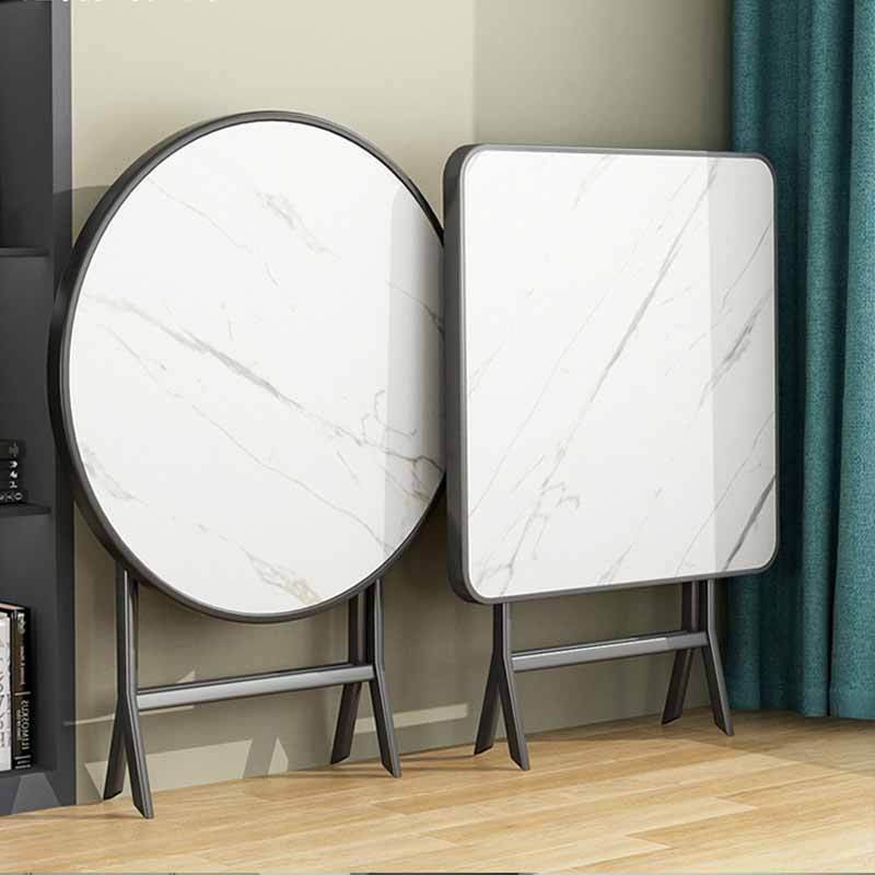 折叠四方桌出租房用小餐桌简约现代可折叠桌子便携户外圆桌小型