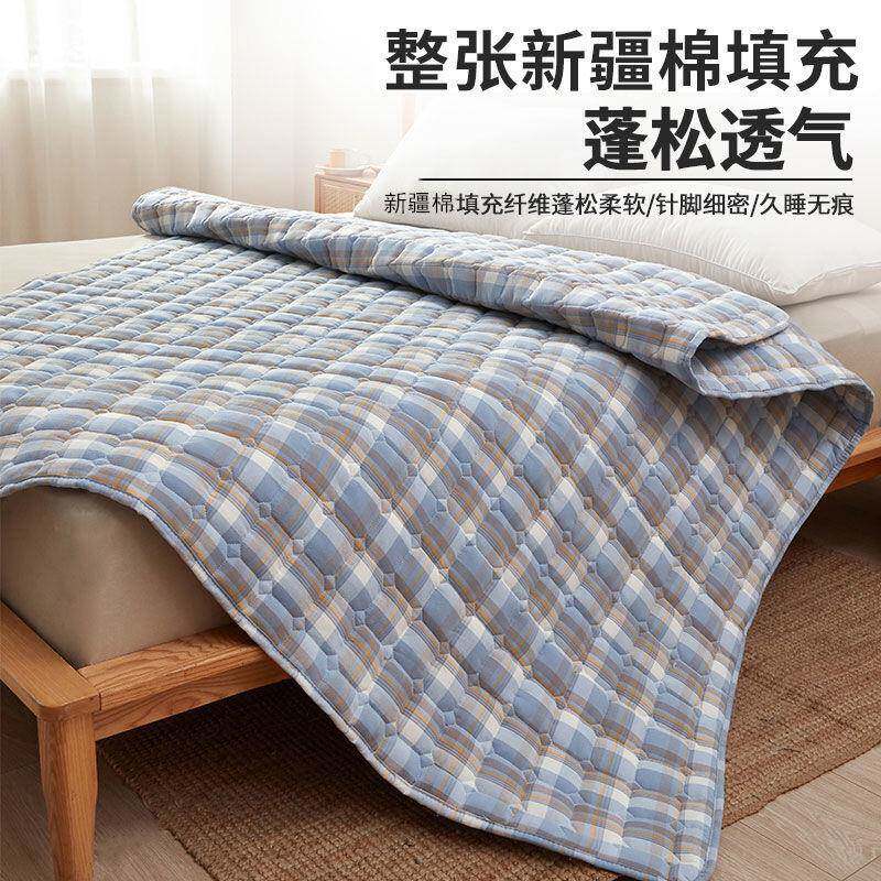 床垫软垫床褥垫褥子铺床双人家用保护垫薄款垫褥防滑学生宿舍垫被