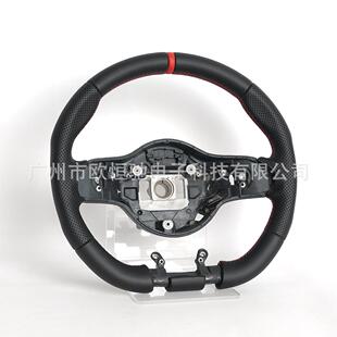 适用于奔驰 AMG E级 21-23款 全皮 红色定位线汽车方向盘总成改