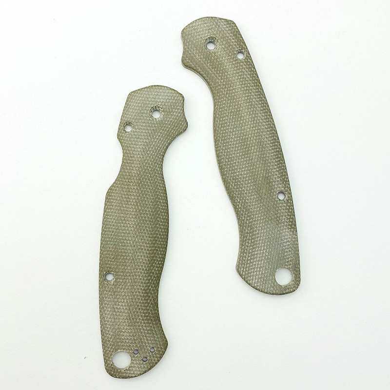 蜘蛛刀柄贴片/蜘蛛C81刀柄贴片蜘蛛米卡塔材料 Spyderco Paramili