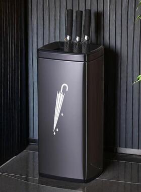 酒店大堂纳锈钢雨伞桶商用立式WMB方形门轻口奢置伞收架不放雨伞