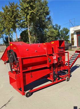 花生秧果分离摘果三机电相花XWC生摘果机动自装袋花生摘果机