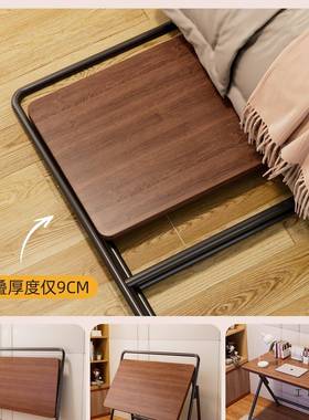 免安小桌子NFN电脑桌可折叠简易书家用装办公桌卧室学习写字桌出