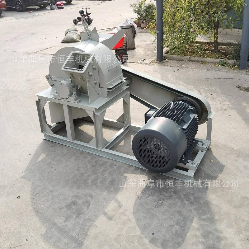 60HF-4000口型单木材粉碎机木秆头木块树枝枝机食用菌菌菇料秸木