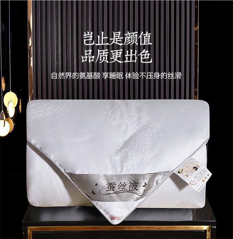 桐乡手工双宫桑蚕丝纯棉冬被