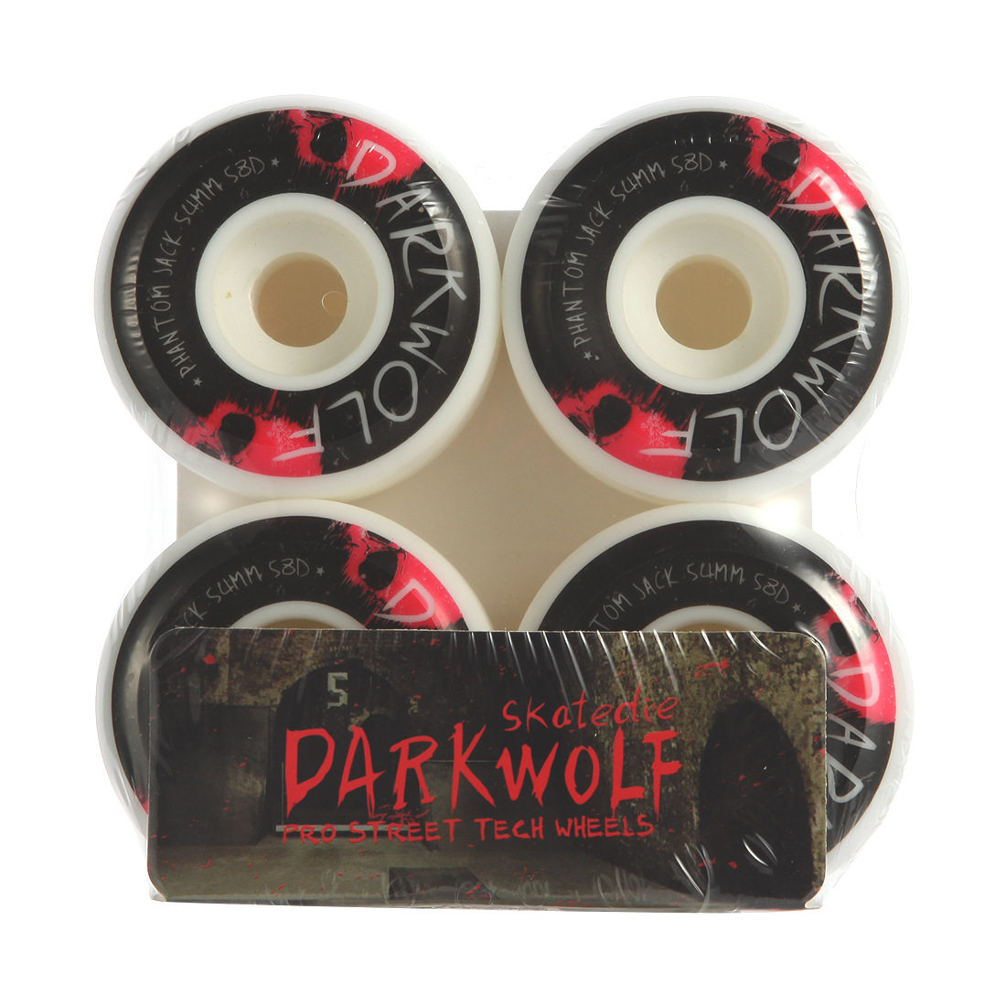 Darkwolf58D专业双翘滑板轮