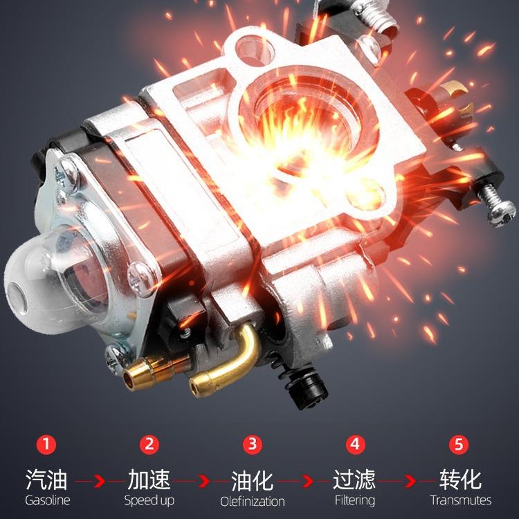 52CC汽油割草机二冲程侧挂割灌机大功率背负式便携除草多功能打草